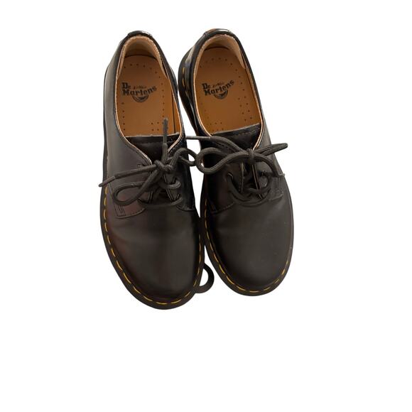Dr. Martens 1461 Black Leather Oxfords Split Size 7/8 Y2K Grunge Punk Goth - Picture 9 of 10